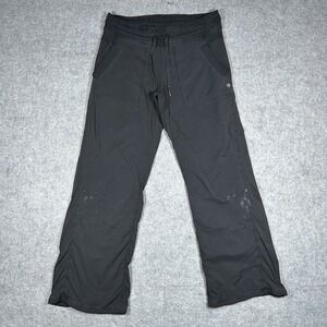 Lululemon Dance Studio Pants Womens Size 9 Black Wide Leg Baggy‎ Athleisure